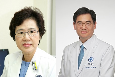 분당차병원 서창옥 교수(사진 왼쪽, 교신저자) 및 연세암병원 김용배 교수(제1저자)
