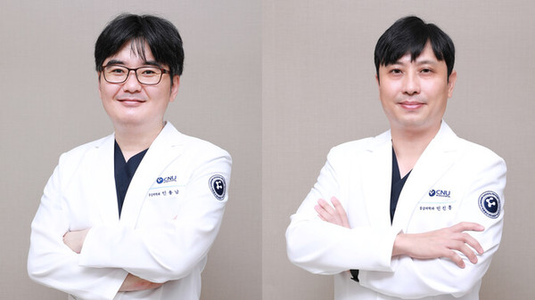 왼쪽부터 세종충남대학교병원 응급의학과 인용남, 민진홍 교수 