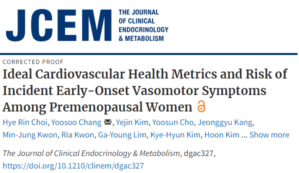 Journal of Clinical Endocrinology and Metabolism에 실린 논문
