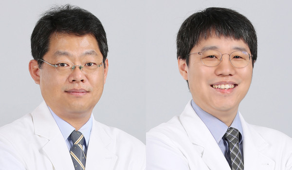 왼쪽부터 서울시보라매병원 소화기내과 정지봉 교수, 비뇨의학과 유상준 교수