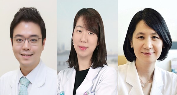 정창희 교수, 조윤경 교수, 김홍규 교수. 사진 제공=서울아산병원