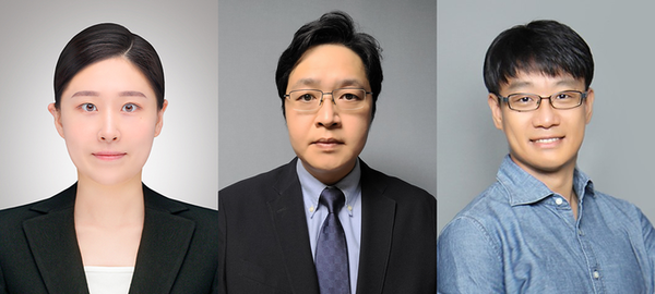 왼쪽부터 DGIST 김희연 연구원, 최성균 센터장, 경북대학교 박진규 교수