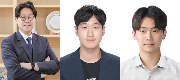 왼쪽부터 연세대 서정목 교수, 김태영 연구원, 박재규 연구원