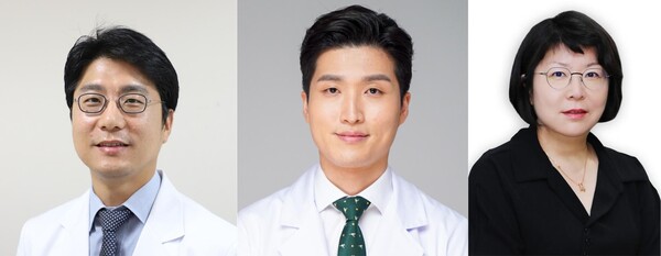 건국대병원 정형외과 정석원 교수, 서울적십자병원 정형외과 이수현 교수,  시안솔루션 서안나 대표. 사진 제공=건국대병원 