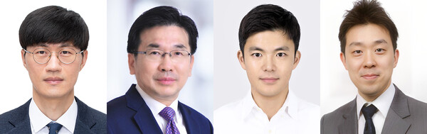 서울대병원 신경과 최석진·성정준 교수, 영상의학과 이종혁·윤순호 교수. 사진 제공=서울대병원