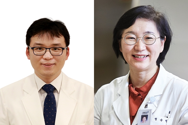 최광현 교수와 정숙향 교수. 사진 제공=분당서울대병원