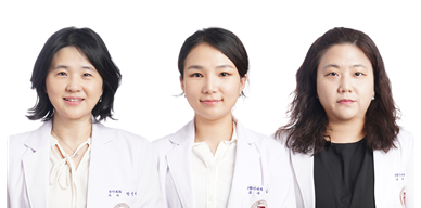 왼쪽부터 고대안암병원 순환기내과 박성미 교수, 김소리 교수, 김미나 교수