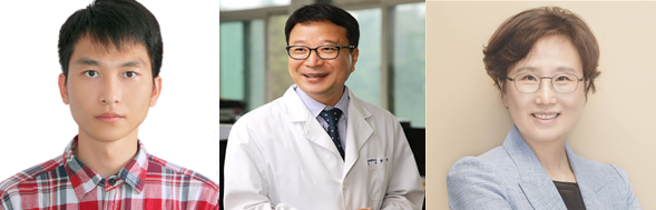왼쪽부터 원광대학교 Duong Tuan Bao 연구교수, 박현 교수, 서울대학교 여선주 교수