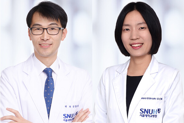신동엽·유신혜 교수. 사진 제공=서울대병원