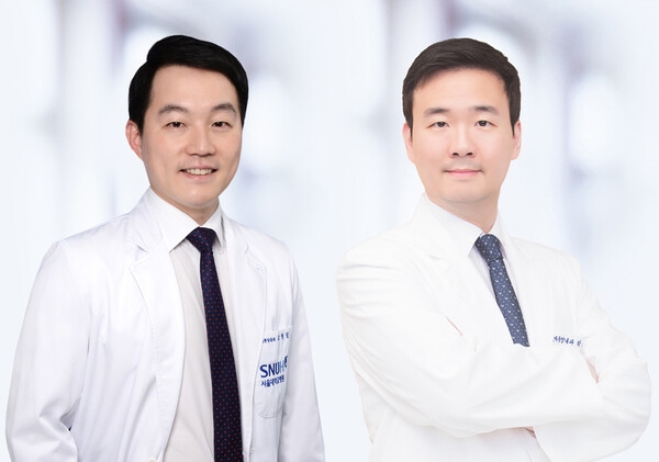 고영일 교수와 박창희 교수. 사진 제공=서울대병원