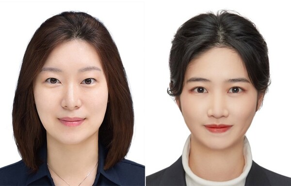 왼쪽부터 동아대 의과대학 예방의학교실 이승호 교수, 민재희 박사과정생