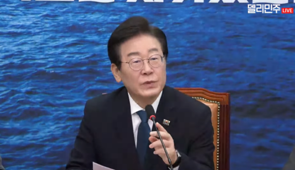 더불어민주당 이재명 대표가 의료 대란 타개를 위한 합리적 대책 마련을 촉구했다. 사진 출처=더불어민주당 공식 유튜브 '델리민주' 캡쳐