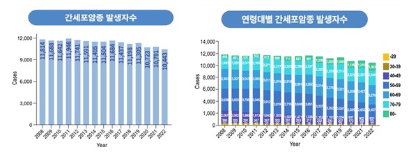 출처 : 대한간암학회 ‘한국인 간세포암종 치료 패턴 변화 2024’