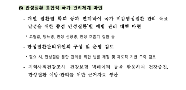 보건복지부가 발표한 '제6차 국민건강증진종합계획(2026~2030)'.